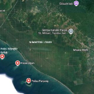 Foto : Empat Pulau Wilayah Aceh. Sumber : Google Maps.