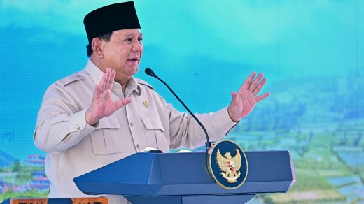Foto: Presiden Republik Indonesia PRabowo Subianto. Sumber: Setneg.