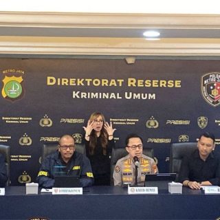 Foto: konferensi pers di Mapolda Metro Jaya, Selasa (29/7/2025). Sumber: Istimewa.