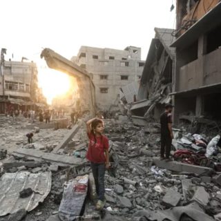 Foto : Kondisi Gaza akibat diserang oleh Israel. Sumber : Istimewa.