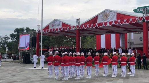 Foto: Upacara 17 Agustus di lingkungan Pemkab Paser. Sumber: Istimewa.