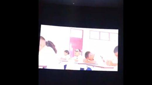 Foto: Wajah Presiden Prabowo Subianto serta video program kerja di layar bioskop menuai kritik. Sumber: X