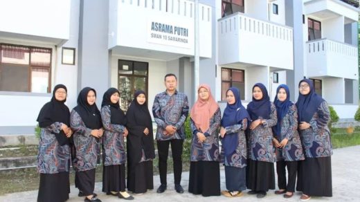 Foto: Ilustrasi sekolah dengan asrama yang dimiliki salah satu SMAN yang ada di Samarinda. Sumber: Istimewa.
