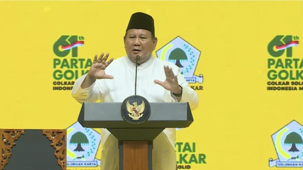 Gambar saat ini: Foto: Presiden Prabowo Subianto. Sumber: Istimewa.