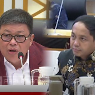 Foto: DPR RI Cecar Menteri Kehutanan Terkait Tambang Ilegal Penyebab Banjir di Sumatera. Sumber: Istimewa.