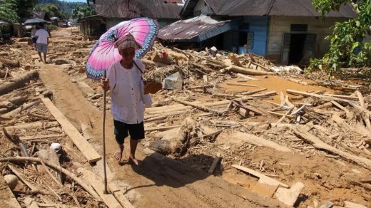 Foto: Kondisi pasca banjir di Kelurahan Huta Nabolon, Kecamatan Tukka, Tapanuli Tengah. Sumber: Istimewa.