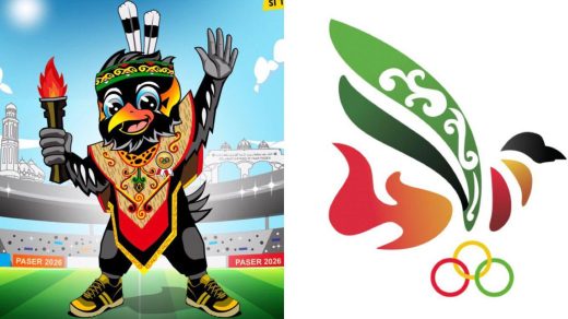 Foto: Logo dan Maskot Porprov Kaltim VIII/2026 Resmi Diluncurkan, Burung Tiong Jadi Ikon Paser. Sumber: Istimewa.