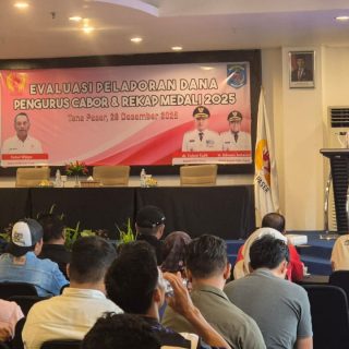 Foto: KONI Paser Evaluasi Laporan Dana Hibah Pengcab, Persiapan Menuju Porprov Kaltim VIII 2026. Sumber: Istimewa.
