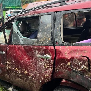 Foto: Tabrakan Maut di Long Ikis, Pajero dan Pickup Bertabrakan, Dua Orang Tewas. Sumber: Istimewa.