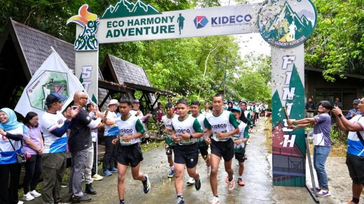 Foto: Kideco Ajak Pelajar Jelajahi Alam Paser Lewat Trail Run “Eco Harmony Adventure”. Sumber: Istimewa.