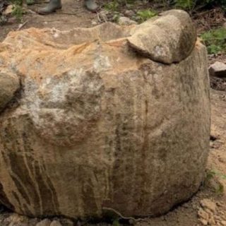 Foto: Megalit Berusia 1.000 Tahun di Poso Diduga Dirusak Penambang Ilegal. Sumber: Istimewa.