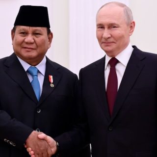 Foto: Presiden RI Prabowo Subianto melakukan pertemuan dengan Presiden Rusia Vladimir Putin di Istana Kremlin. Sumber: Istimewa.