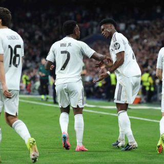 Foto: Tim Real Madrid saat bertanding di UCL. Sumber: Istimewa.