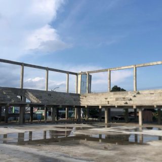 Foto: Dinas Pemuda, Olahraga dan Pariwisata Kabupaten Paser (Disporapar) memastikan percepatan pembangunan venue olahraga. Sumber: Istimewa.