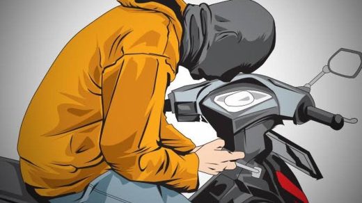 Foto: Ilustrasi pencurian motor. Sumber: Istimewa.