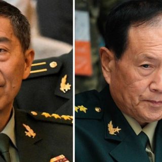 Foto: Dua mantan Menteri Pertahanan Wei Fenghe dan Li Shangfu dijatuhi hukuman mati. Sumber: Istimewa.