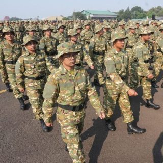Foto: Pelatihan ala militer yang diikuti calon manajer KopdesMP. Sumber: Istimewa.