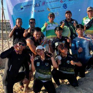 Foto: PODSI Paser Borong Tiga Podium di SUP Race Festival Beras Basah. Sumber: Istimewa.